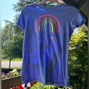 Girls Rainbow Outfit Set Top and Leggings